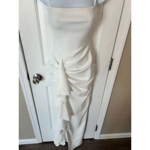 Winsor white maxi dress size xs sexy classy wedding or prom - Picture 1 of 6